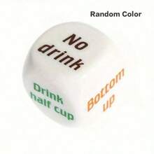 1个2026新款饮酒游戏骰子，适合派对、生日、复活节、毕业典礼、送礼 - 彩色 - 查看 7