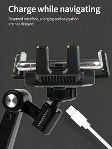 1个360度旋转手机支架 - 耐用ABS材质，可调节臂和夹式仪表盘支架，适用于轿车、卡车、工程车辆 - 360度旋轉手機支架 - 查看 7