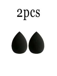 5pcs Multi-Functional Black Makeup Sponges, Foundation Blending Sponges, Liquid/Cream/Powder Seamless Smooth Makeup Sponges, Water Drop Shaped Makeup Sponges, Dry & Wet Use Makeup Tools, Professional Soft Concealer Sponges, Soft Makeup Sponge Set, Multi-Purpose Makeup Tools, Suitable For Foundation, Loose Powder - 彩色 - 查看 13