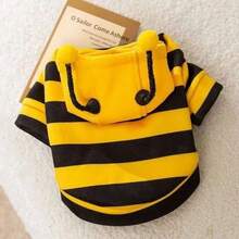 Trang phục thú cưng sọc ong Minecraft, áo hoodie vàng đen cho chó, trang phục cosplay dễ thương cho chó nhỏ đến trung bình. - Nhiều màu - Xem 6