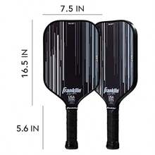 Franklin Sports Pro Pickleball Paddles - Signature Series Pro Pickleball Paddle with MaxGrit Surface - USA Pickleball USAPA Approved Tournament Pickleball Paddles - 13mm + 16mm Polypropylene Cores - 16 mm - Ver 2