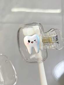 Juego de clips portátiles para cepillo de dientes con estampado de cara sonriente, protector de cepillo de dientes para el hogar, funda portátil para cepillo de dientes, estuche de almacenamiento de cepillo de dientes para viajes, clip protector de cabezal de cepillo de dientes portátil, clip de almacenamiento de cepillo de dientes, protector a prueba de polvo para cepillo de dientes, apto para uso doméstico y de viaje, clip de almacenamiento de cepillo de dientes para viajes, protege tu cepillo de dientes y mantiene la salud bucal - A - Ver 15