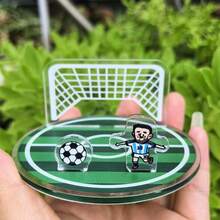 FIFA FIFA Giá đỡ điện thoại bằng acrylic chủ đề World Cup, thiết kế sân bóng đá độc đáo, giá đỡ để bàn đa năng, phụ kiện thể thao, phụ kiện kỹ thuật số, giá đỡ hoạt hình tối giản dành cho người hâm mộ thể thao, hỗ trợ sử dụng hàng ngày tại văn phòng và khi xem trực tuyến, giá đỡ để bàn độc đáo. - Nhiều màu - Xem 8