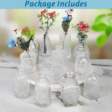 Vases - Transparent, 12 pièces - Voir 4