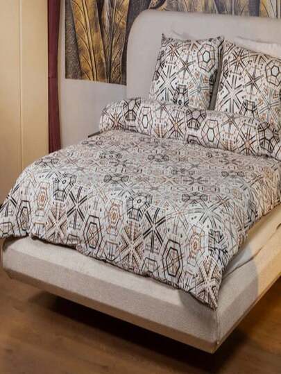3–2 Pieces Double Size Duvet Cover Set (No Sheet) – 100% Cotton, 200x220 Cm Duvet Cover & 2 Pieces 50x70 Cm Pillowcases – 200x200 Cm Duvet Cover & 2 Pieces 50x70 Cm Pillowcases – 135x200 Cm Duvet Cover & 1 Piece 50x70 Cm Pillowcase – Soft, Elegant And Breathable Bedding – Made In Turkey