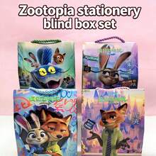 Bộ quà tặng văn phòng phẩm MINISO Zootopia 2 mới, giao hàng ngẫu nhiên, bất ngờ không giới hạn, chứa 8-11 loại văn phòng phẩm tinh tế, thú vị và thiết thực, thích hợp làm quà tặng nhỏ cho trường học, sinh nhật, tiệc tùng ngày lễ. - Kiểu ngẫu nhiên [1 chiếc] - Xem 1