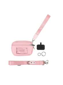 1pc Stylish Anti-Theft Adjustable Crossbody Bag With Coin Purse And Wrist Strap Detachable Clip-On Travel Pouch Lightweight Design Perfect For Phone Cases And Daily Use - Multicolor - View 15
