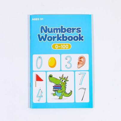 3岁以上幼儿数学练习册（48页）——宝宝数字描摹和书写练习册；培养幼儿数感和认知能力，帮助孩子顺利过渡到小学；趣味图解算术练习；幼儿教育和智力发展学习工具