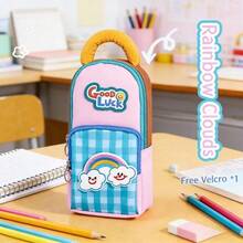 Estuche de lápices con capacidad grande en forma de mochila estrella para estudiantes - Estilo 1 - Ver 10