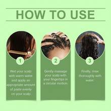 50克迷迭香、茶树和薄荷去屑洗发水 - 海盐深层清洁，草本香氛，清爽舒缓头皮 - 綠色 - 查看 9