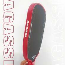 Agassi Professional Pickleball Paddle, Made Of Carbon Fiber, Offensive Style Paddle, Suitable For Professional Pickleball Matches - Red - View 3