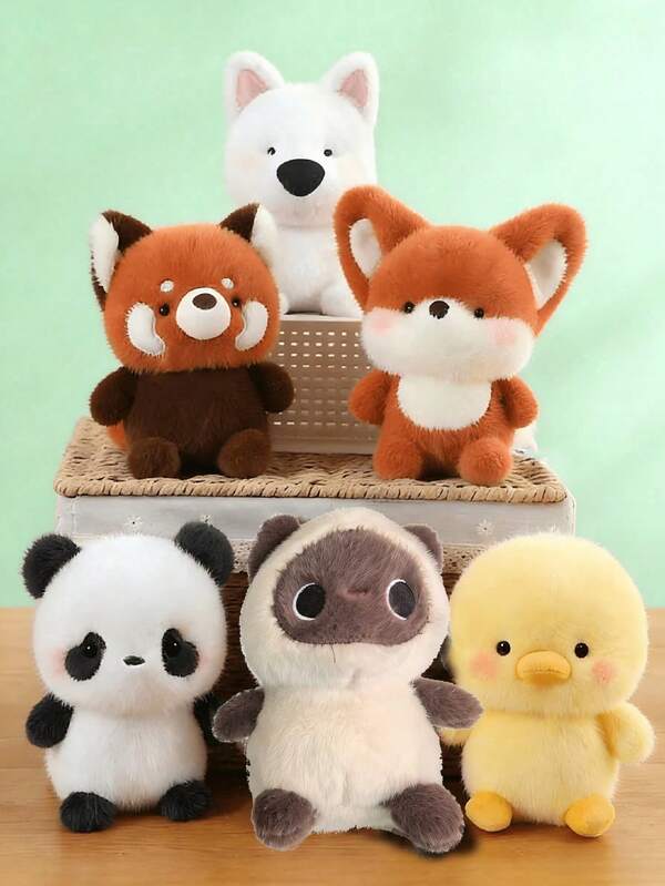 Cute Soft Plush Stuffed Animal Doll, Small Plush Doll Gift Suitable For Children, Girls, Boys, Cute Plush Doll, Children's Animal Plush Doll, Easter Basket Filler, Birthday Surprise Gift, Christmas Decoration, Girls Children's Gift, Children's Puppet, Children's Day Gift, Birthday Gift, Party Favors