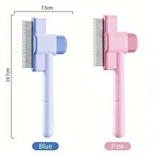 自清洁宠物刷，温和去毛工具，适用于所有毛发类型的犬猫 - 查看 2