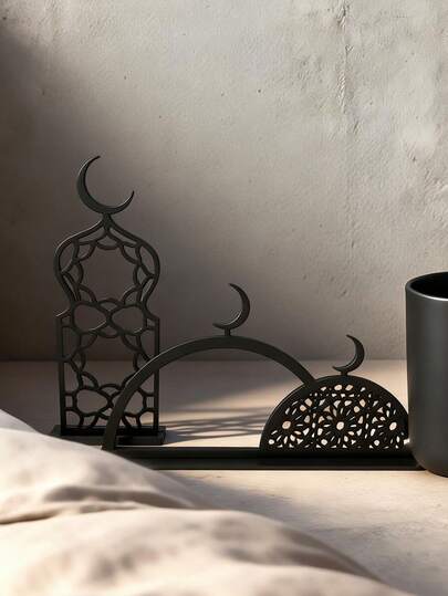 Bộ trang trí nhà thờ Hồi giáo hiện đại, không cần keo, dễ lắp ráp, tự do sắp xếp, vật trang trí bàn và kệ cho lễ Eid Al-Adha.