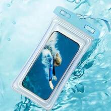 防水手机袋，触屏防水套，8级防水（无气囊），适用于送货、游泳、漂流、雨天防护 - 彩色 - 查看 3