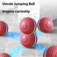 1pc Automatic Bouncing Ball Pet Toy, Smart Dog Jumping Ball, USB Rechargeable, Suitable For Small & Medium Dogs Indoor/Outdoor Play - Multicolor - View 2