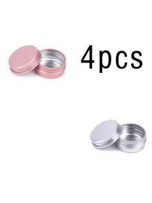 10g Threaded Small Aluminum Pill Box, Portable Aluminum Divider Box - Pink - View 17