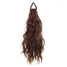 Dây buộc tóc bện lượn sóng co giãn, dây chun buộc tóc đuôi ngựa xoăn bồng bềnh, dây buộc tóc giả bện kiểu đuôi ngựa HA2888 - Nhiều màu - Xem 11