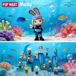 POP MART MOLLY * Zootopia Blind Box Series: Character Figurines And Plushies, Random Character Blind Box, Limited Edition Collectibles, Chance To Get Rare Variants, Suitable As Holiday And Birthday Gifts - White - View 1