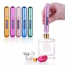 1/3/5pcs Portable Refillable Spray Bottles 5ml Travel Size Perfume Atomizer Set, Reusable Small Bottles, Travel Perfume Sprayer, Fragrance Mist Bottle, Mini Portable For Business Trip, Vacation, Outdoor Activities - 5ml - View 5
