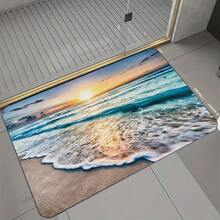 1 tấm thảm trải sàn bằng vải nỉ - dày 1cm, 1000g/m², chống trơn trượt, có thể giặt máy, thích hợp cho phòng khách, phòng ngủ, văn phòng. - 2 - Xem 2