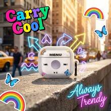 1pc Cartoon Music Player Protective Case Compatible With Airpods Pro 3, Pro 2, Apple 3rd Gen, 4 Earphones - Multicolor - View 11