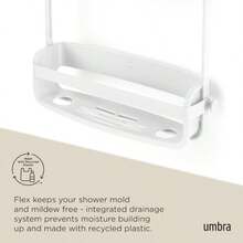 FLEX SHOWER CADDY blanco Blanco - Blanco - Ver 6