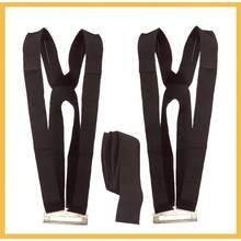 Shoulder-Mounted Lifting Strap - 2-Person Lifting Strap - Safly And Efficiently Move, Lift, Carry, And Secure Furniture, Appliances, And Heavy, Bulky Items, As Easily As A Professional Moving Company. - Black - View 3