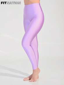Women Sports Leggings - Lila Púrpura - Ver 1
