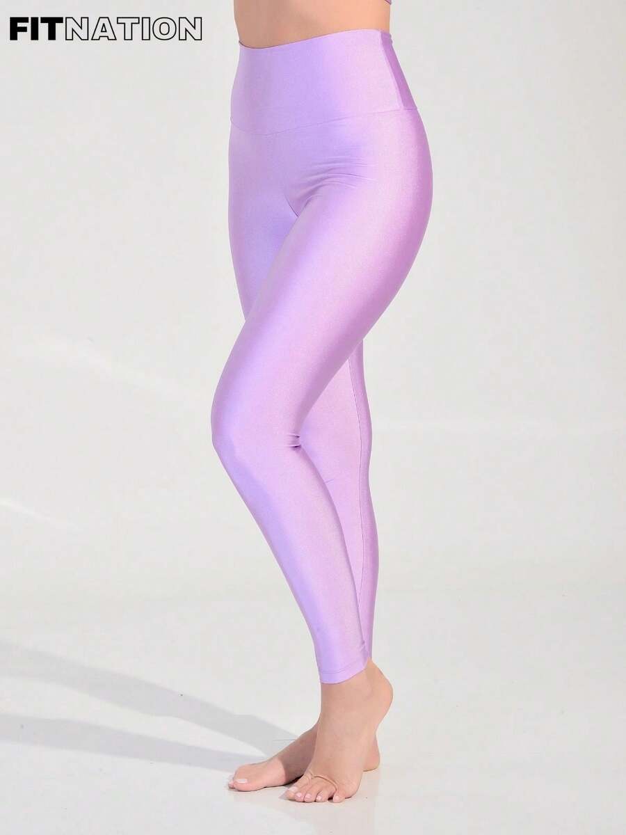 Women Sports Leggings - Lila Púrpura - Ver 1