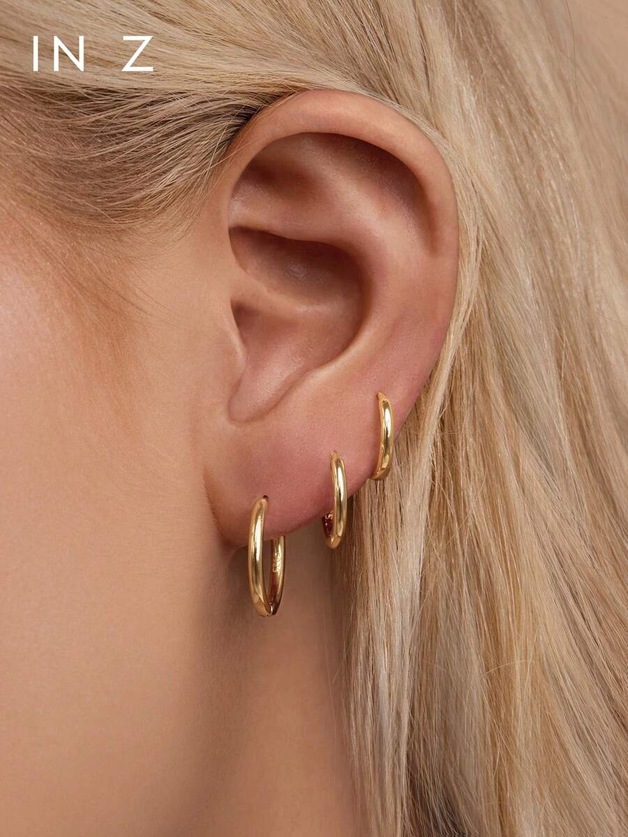 1pc 925 Sterling Silver 16G Helix Twin Clicker Hoops - Cartilage Helix Piercing Fine Jewelry - Hinge Hoop Rook Hoop, Conch Hoop, Hoop Earring, Septum Clicker Ring Daith Hoop Tragus Hoop Hinged Segment Nose Ring, 3 Size Options(10mm,11mm,12.5mm), Suitable For Women For Daily Wear