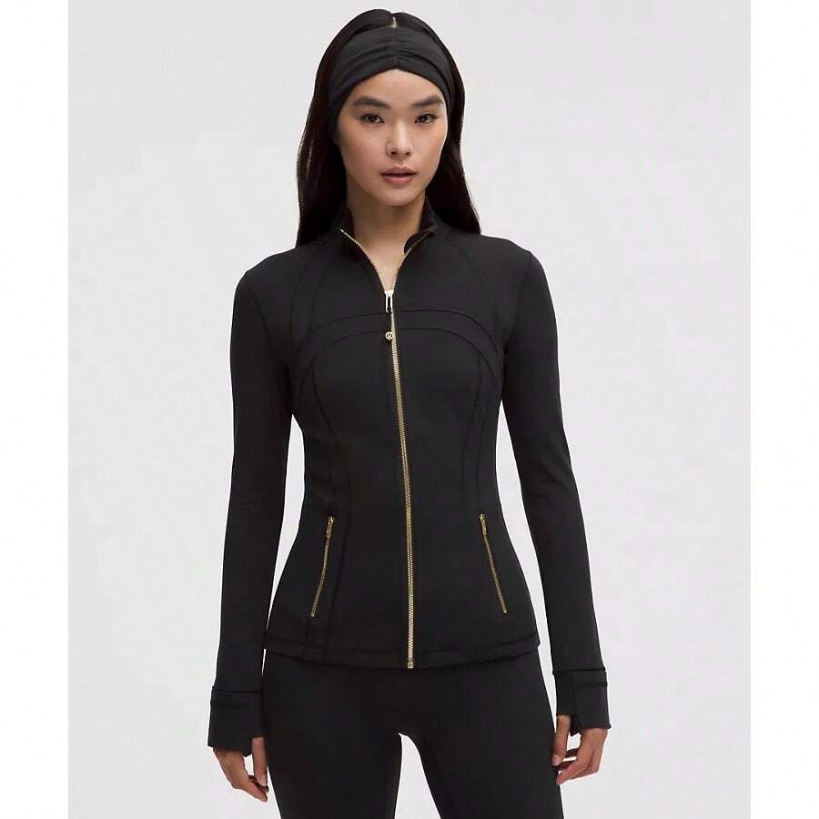 Lululemon Define Jacket Nulu LW4CD5S - 黑/金 - 查看 1