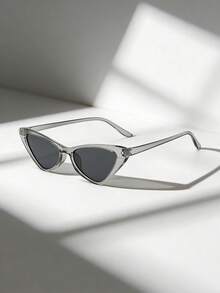 1 Pair Women's Retro Cat Eye Fashion Glasses, PC Frame, Fashionable Daily Wear - Multicolor - View 10
