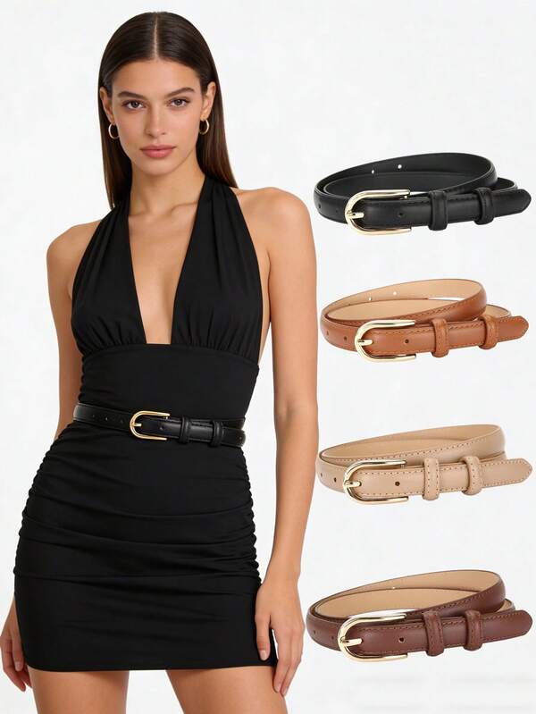 1pc Women's Fashion Belt, Versatile For Jeans, Suits, Casual Dresses, A Perfect Gift For Goddess