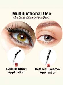 50pcs Slim Eyelash Brushes, Mini Eyelash Comb, Eyebrow Brush, Eyelash Extension Accessories - Multicolor - View 7