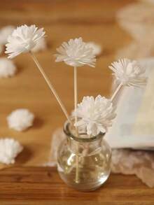 9pcs Floral Fragrance Rattan Diffuser Set, Flameless Home & Living Room Scented Products - Multicolor - View 8