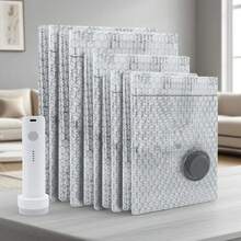 New Portable Multi-Functional Vacuum Storage Bags, Large Capacity Vacuum Packing Bags For Clothes, Bedding, Pillows, Moisture-Proof Travel Organizers - View 4