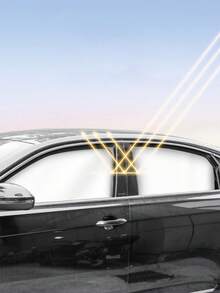 Magnetic Sunshade Curtains, Sided Magnetic Car Shades, Opaque Car Sunshades, Summer Sun Protection Side Shades, Car Interior Privacy Curtains - A - View 5
