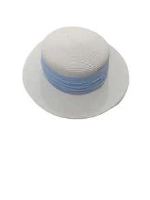 1 chiếc mũ rơm phẳng dành cho nữ, thích hợp cho đi biển, nghỉ dưỡng, du lịch nghỉ dưỡng - nhiều màu - Xem 20