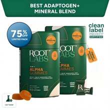 Miriyalyad Root Labs Alpha 10-In-1 Shilajit Gummies 4000 Mg | New Year New Me Edition | Start 2026 Strong | Energy, Stamina & Focus | Zero Sugar | KSM-66 Ashwagandha, Tongkat Ali, Maca | Vegan | 60 Count | Transform Your Health Goals - 2PCS - 查看 9