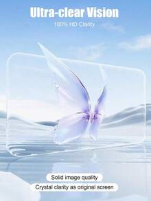 3pcs Ultra-Clear Tempered Glass Screen Protector, Made Of 9H Tempered Glass Material, Scratch-Resistant, Anti-Fingerprint, Compatible With IPhone 17 Pro Max/17 Pro/17 Air/17/16 Pro Max/16 Pro/16 Plus/16/15 Pro Max/15 Pro/15 Plus/15/14/13/12/11/Xr/ And Other Models. - Clear - View 8