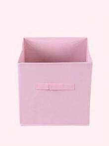 6pcs/3pcs/1pc Pink Foldable Storage Boxes Without Lids, Wardrobe Organizer Bins, Multi-Purpose Storage Containers - Pink - View 15