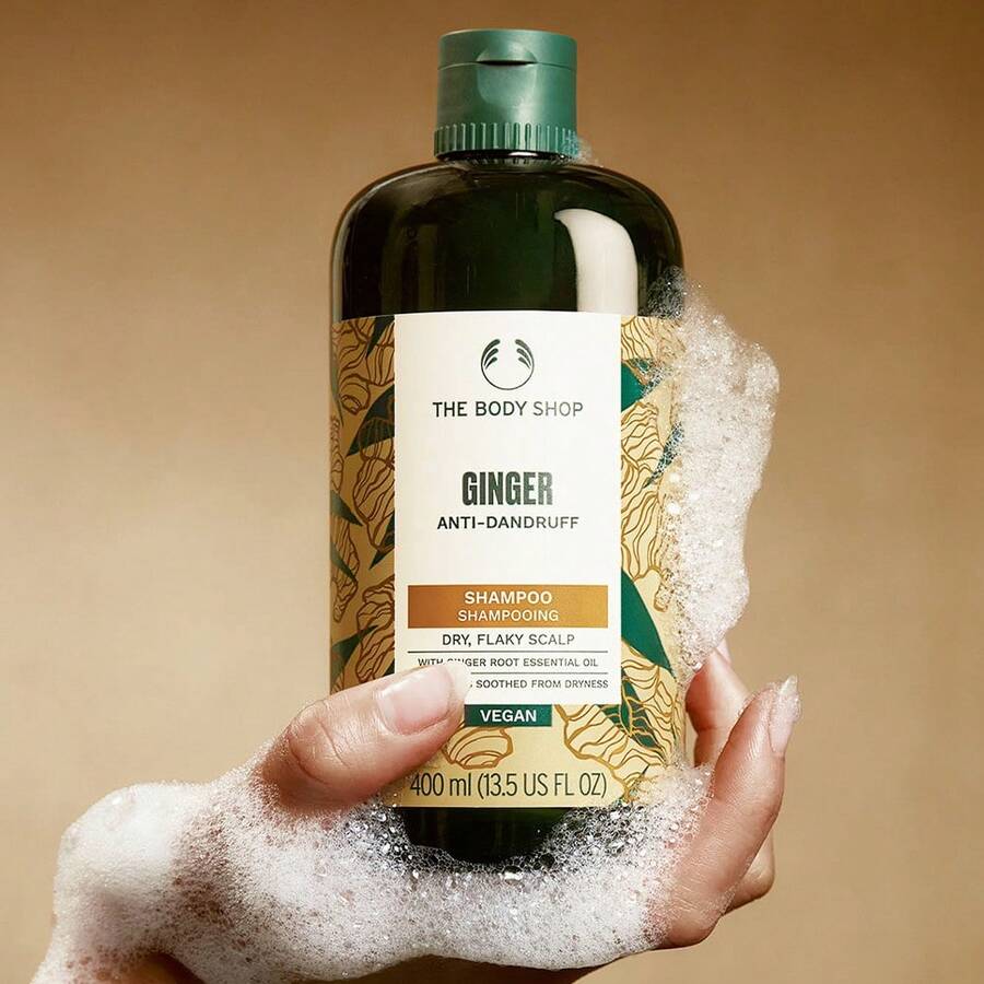 The Body Shop - Ginger Anti-Dandruff Shampoo (400ml) - For Dry, Itchy & Dandruff-Prone Scalp, Soothes Irritation & Strengthens Hair - 無色 - 查看 1