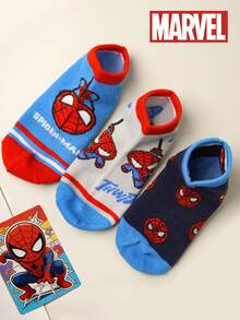 Marvel 1/5/10 Pairs Kids Superhero Socks, Boys Mid-Calf Socks, Korean Cartoon Autumn/Winter Girls Socks, Children & Superhero Character Socks - Multicolor - View 5