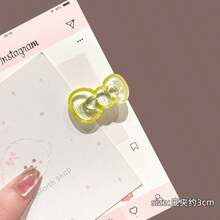 4pcs/Set Cute Butterfly Hair Clips, Side Bangs Hairpins - Multicolor - View 9