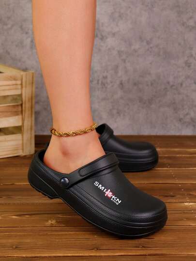 女士餐饮服务鞋、护士鞋、清洁鞋、雨靴、工作鞋、厨师鞋、医生/护士手术鞋，EVA材质，防水、耐油、防滑，穿着舒适，轻便，一体成型，商务鞋，大码