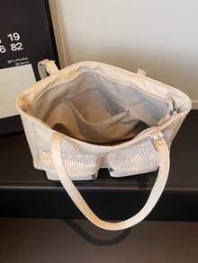 2026新款简约时尚手提包，适合办公室通勤，大容量单肩手提包，腋下挎包 - 彩色 - 查看 3