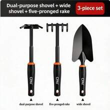 3/4/5pcs 2-In-1 Gardening & Beach Multifunctional Tool Set | Heavy Duty Tool Kit | Multipurpose Shovel & Rake Set For Planting, Digging, Shell Collecting And Beach Strolling - A - View 15