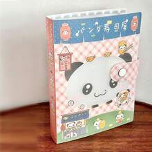 Album ảnh hoạt hình gấu trúc Kawaii A6 với các trang rời, album lưu trữ sticker, album ảnh trang cố định phong cách Showa cổ điển. - Album ảnh - Xem 13