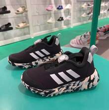 Adidas Kids' Winter Shock-Absorbing Comfortable Warm Rotating Button Sports Shoes - Black - View 8